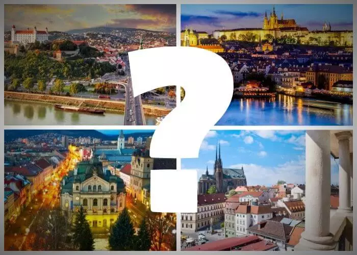 Reiseziele - Prag, Bratislava, Brünn, Kosice